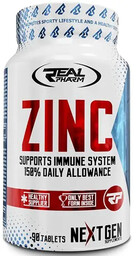 Real Pharm Zinc 90 Tabletek Cynk
