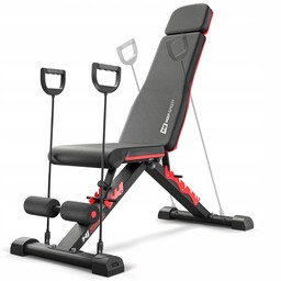 Ławka treningowa z ekspanderami regulowana hopsport 250 kg