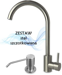 LUGA bateria kuchenna + dozownik INOX