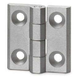 Zawiasy aluminiowe pod łeb stożkowy GN 237-AL-30-30-A-EL -