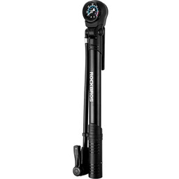 Rockbros Pompka rowerowa z manometrem Portable Pump, czarna