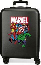 Marvel Avengers Sky Avengers Czarna walizka kabinowa 38