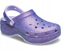 Crocs Damskie Buty Chodaki Klapki Platforma Classic Irid