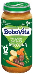 BoboVita Warzywna potrawka z wołowiną po 12 miesiącu,