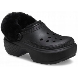 Damskie Ocieplane Buty Chodaki Klapki Crocs Stomp Lined
