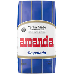 Yerba Mate Amanda Despalada Sin Palo 1kg (Bez