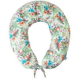 Babymatex Poduszka pozycjonująca Moon rogal Botanika liście kwiaty