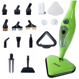 Mop Parowy Wielofunkcyjny 12 Końcówek 4 Nakładki AquaSteam