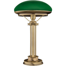 Lampa gabinetowa z kloszem szklanym zielonym Decor DEC-LG-1-GR