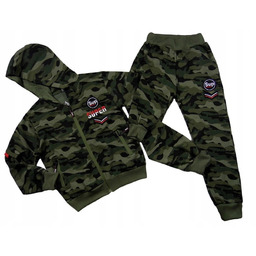 Moro dres Militarny 681B bluza spodnie 14Y red