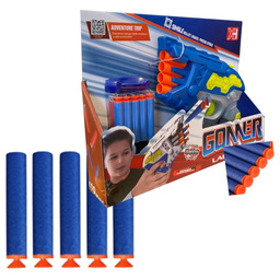 Pistolet Na Strzałki Piankowe Przyssawki 5 Szt Strzałek