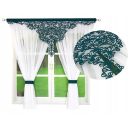 Firana Z Panelem Ażurowym do Salonu Firany Gotowe