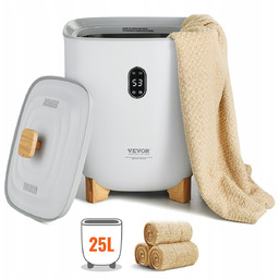 VEVOR PODGRZEWACZ RĘCZNIKÓW 25L Z TIMEREM LED MOCNY