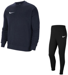 Dres męski bawełniany Nike granatowy/czarny CW6902-451 + CW6907-010