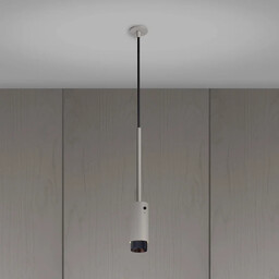 Lampa wisząca punktowa Exhaust Cross Stalowa Szara