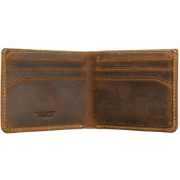 Cienka skórzana banknotówka męska Visconti VSL-42 z RFID