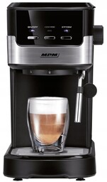 Ekspres kolbowy MPM MKW-13M Czarno-srebrny