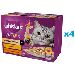 WHISKAS Adult saszetka 48x85g Kremowe Wariacje mokra karma