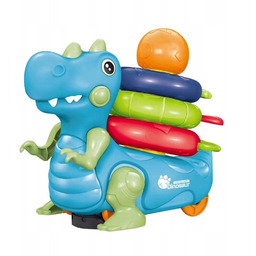 UCIEKAJĄCY PEŁZAJĄCY DINOZAUR ZABAWKA INTERAKTYWNA PIRAMIDKI muzyka światła