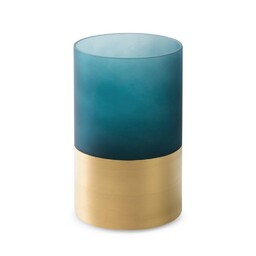 Eurofirany Świecznik 12x20 Musa 7 granatowy złoty ze