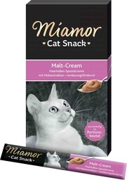 Miamor Cat Malt Cream 90g (6x15g) pomaga wydalać