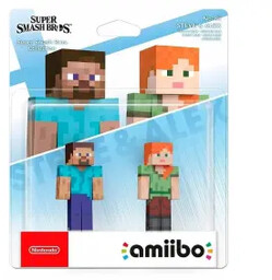 Nintendo Amiibo No. 89 Steve & Alex (Super