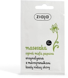 ZIAJA OGÓREK MIĘTA Maseczka enzymatyczna, 7ml