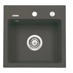 Deante Zorba ZQZ T103 Granitowy Antracyt Zlewozmywak kwadratowy