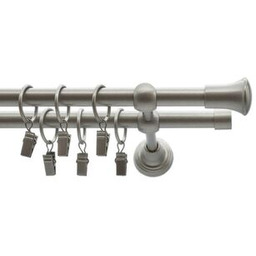 Karnisz kuty 16 mm satyna nikiel 2 mix