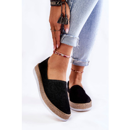 Damskie Tenisówki Slip On Big Star KK276008 Czarne-36