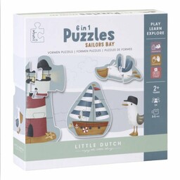 LITTLE DUTCH Puzzle SAILOR BAY, 30 el.