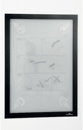 Ramka magnetyczna A4 DURAFRAME WALLPAPER Durable czarna 1szt.