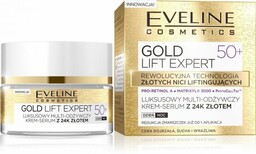 EVELINE Gold Lift Expert 50+ Luksusowy multi-odżywczy krem-serum