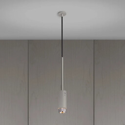 Lampa wisząca punktowa Exhaust Cross Stalowa Szara ze