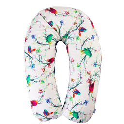 Babymatex Poduszka pozycjonująca RELAX jersey rogal 190cm Ptaszki