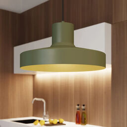 Sollux Oliwkowa lampa wisząca BILO SL.1705 owalna 1xE27