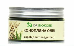 Naturalny Detoksykujący Peeling do Ciała z Olejem Konopnym,