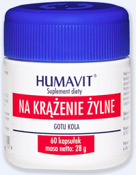 HUMAVIT Na krążenie żylne, 60 kapsułek