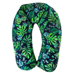 Babymatex Poduszka pozycjonująca RELAX jersey rogal 190cm Liście