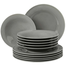 Seltmann Beat Color Glaze 12 elementów Szary Zestaw