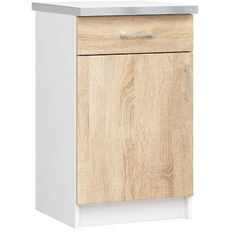 Edinos Dolna szafka kuchenna z blatem dąb sonoma