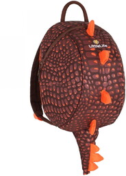 Plecak dla przedszkolaka dziewczynki i chłopca brązowy LittleLife