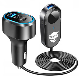 Ładowarka samochodowa rozdzielacz 100W mocna 6xUSB do telefonu
