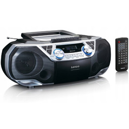 Radioodtwarzacz z CD magnetofonem Lenco SCD-720SI Radio Fm