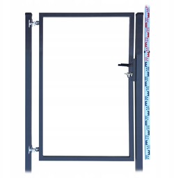 Furtka 150cm antracyt grafit Ramka dwa Słupki RAL7016
