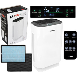 Lund Oczyszczacz Powietrza 40W 220M3/H Hepa 4 Etapy