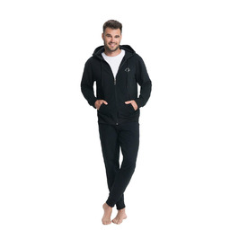 Luna Dres męski 890 czarny M bawełniany rozpinany