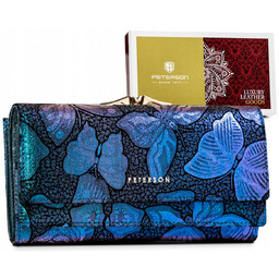 Skórzany damski portfel Peterson PTN 421028-ONBF