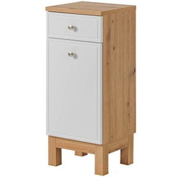 COMAD Szafka niska SAMOA WHITE 810 biały, dąb