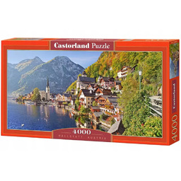 Puzzle 4000 elementów. Hallstatt, Austria. Castorland